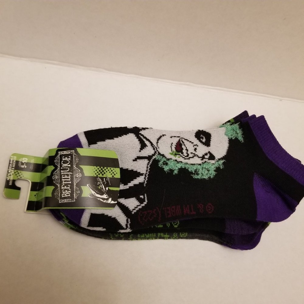 Beetlejuice Ankle Socks - 5 pack